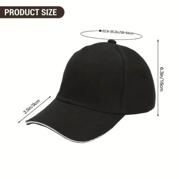 Baseball Cap Golf Dad Hat Adjustable Original Classic Low Profile Hat Unconstructed Plain Cap Men Women - Image 5