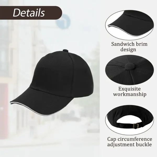 Baseball Cap Golf Dad Hat Adjustable Original Classic Low Profile Hat Unconstructed Plain Cap Men Women - Image 6